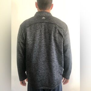 Adidas men’s light golf jacket in black/grey 
Size XL